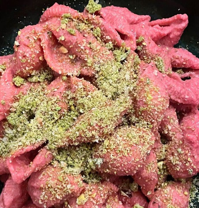 Pink Pasta für gute Laune